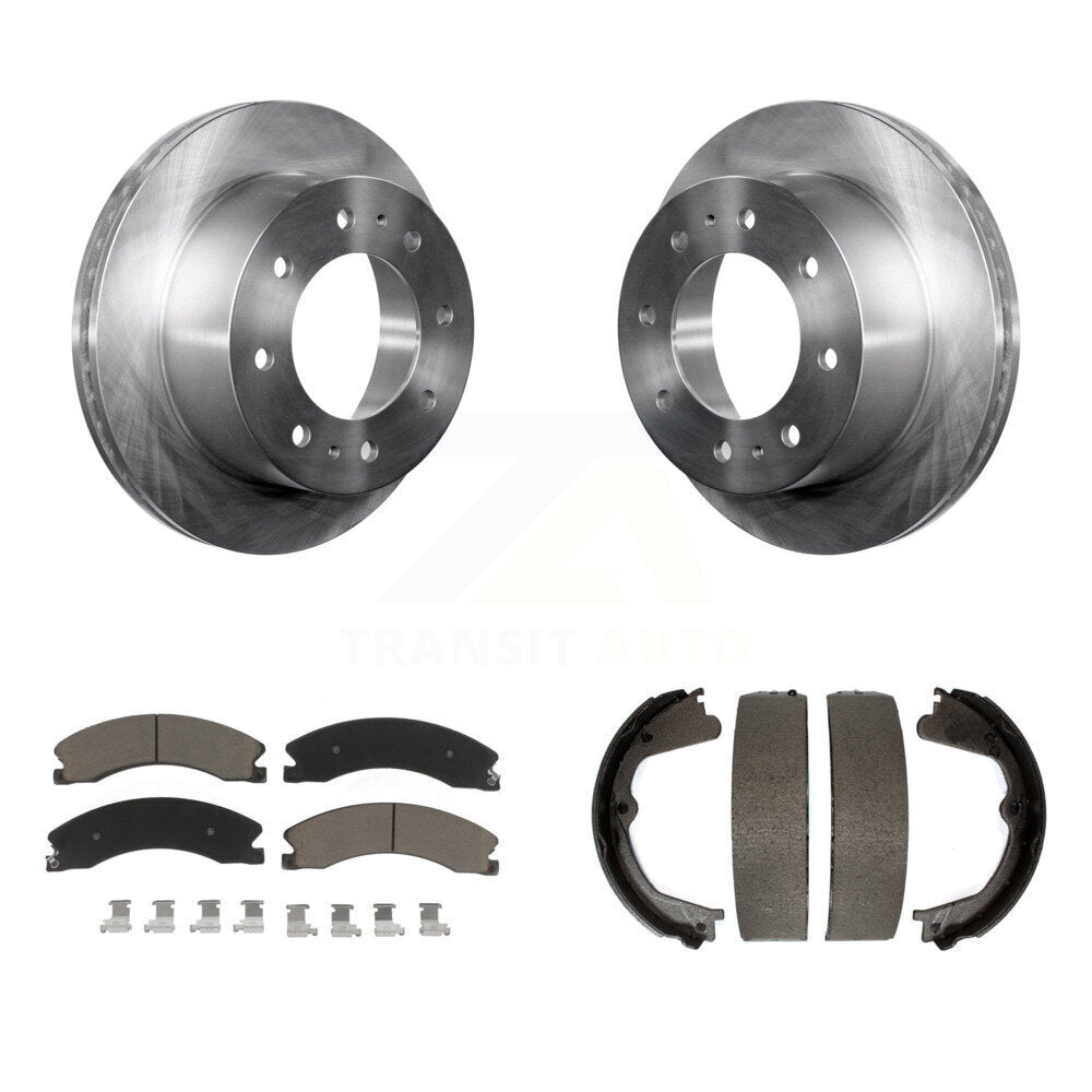 Kit de chaussures de stationnement avec plaquettes en céramique, Rotors à disque arrière, pour Chevrolet Silverado 2500 HD