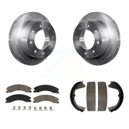 Kit de chaussures de stationnement avec plaquettes en céramique, Rotors à disque arrière, pour Chevrolet Silverado 2500 HD