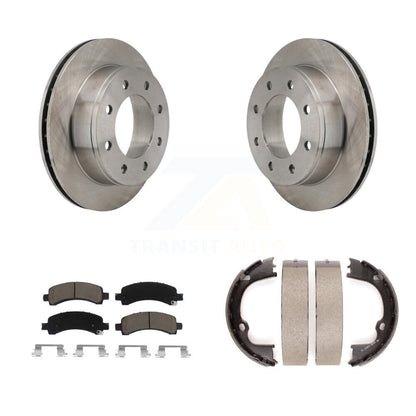 Kit de chaussures de stationnement avec plaquettes en céramique, Rotors à disque arrière, pour Chevrolet Express 2500 3500