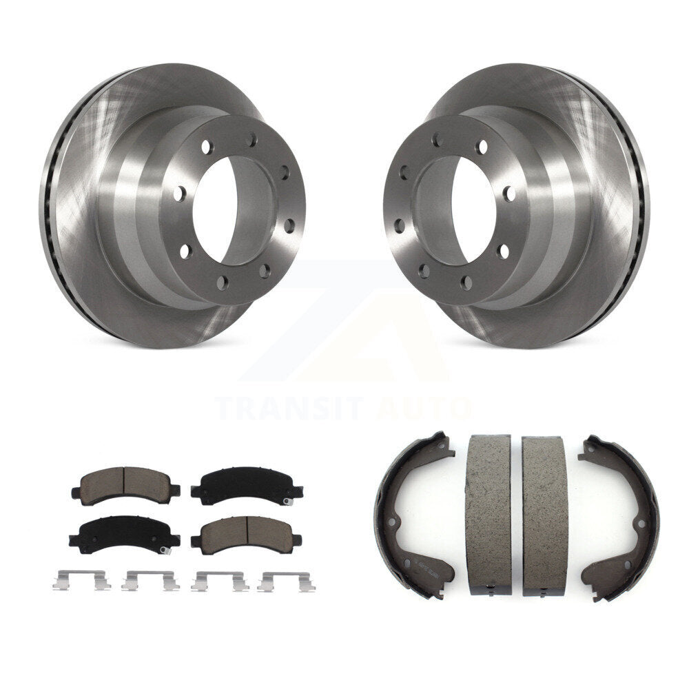 Kit de chaussures de frein de stationnement, Rotors à disque arrière, plaquettes en céramique, pour Chevrolet Express 450