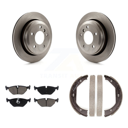 Kit de plaquettes en céramique et de patins de frein de stationnement, Rotors à disque arrière, pour BMW 325xi 2001 – 2005