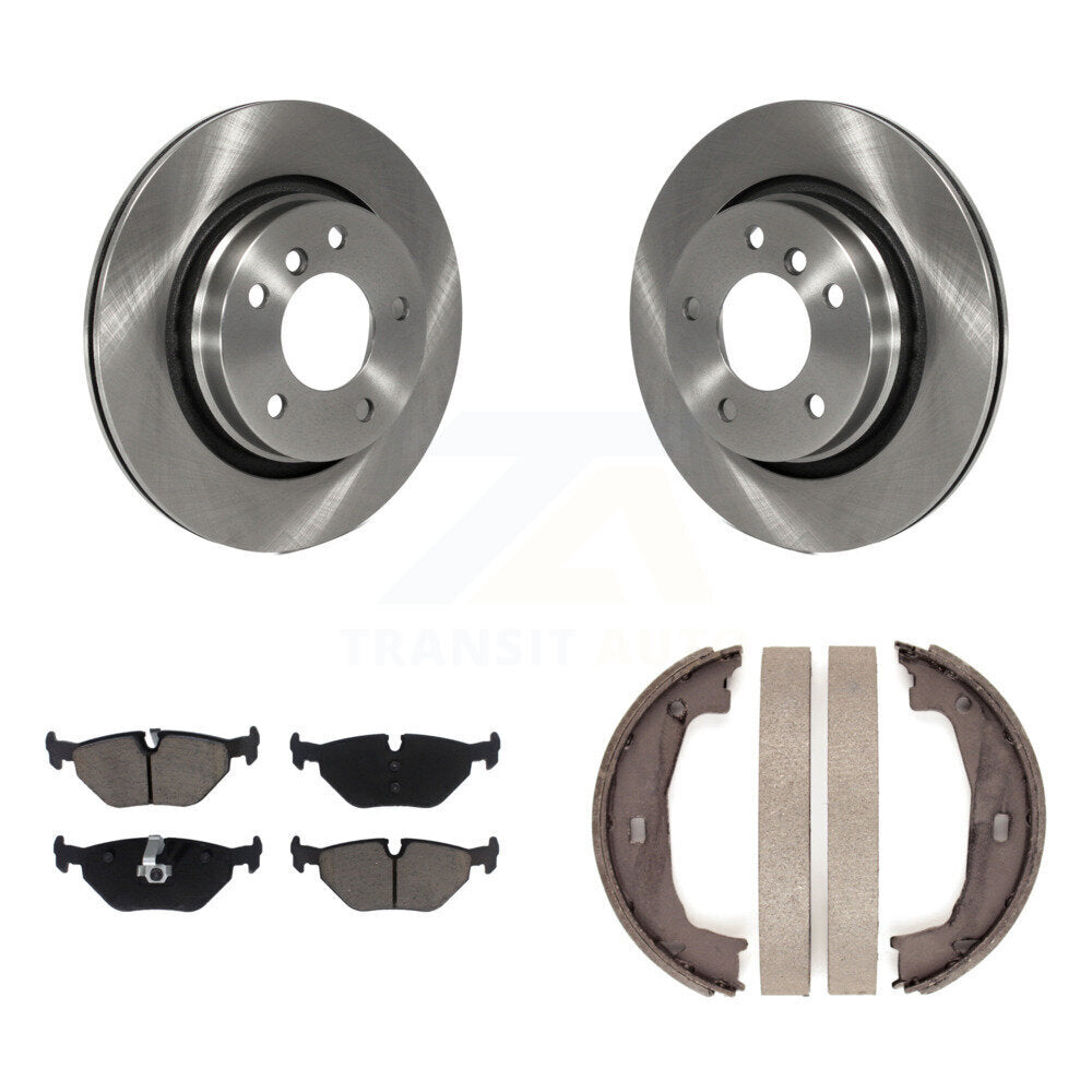Kit de plaquettes en céramique et de chaussures de stationnement pour Rotors de disque arrière, pour BMW 325i 325Ci 323Ci 323i