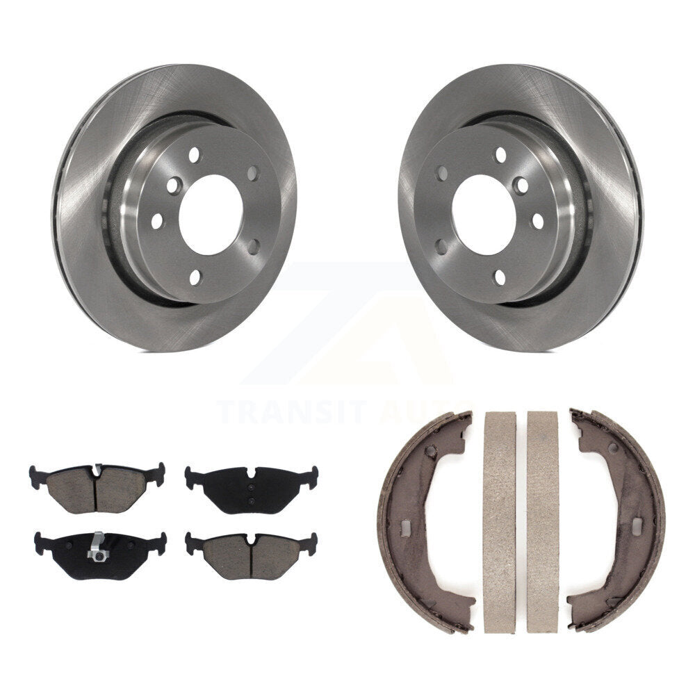 Kit de plaquettes en céramique et de freins de stationnement, Rotors à disque arrière, pour BMW 320i 323Ci 323i