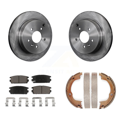 Kit de plaquettes en céramique et de chaussures de stationnement, Rotors à disque arrière, pour Chevrolet Equinox Pontiac