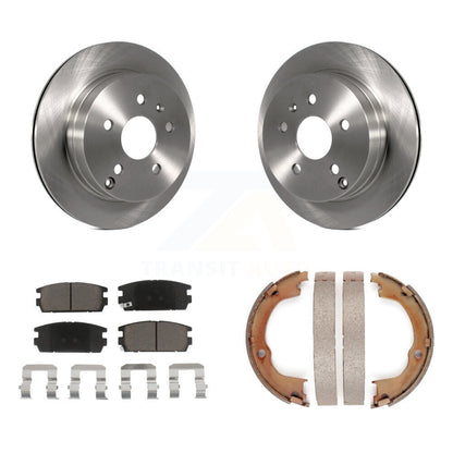 Kit de chaussures de frein de stationnement, Rotors à disque arrière, plaquettes en céramique, pour Chevrolet Equinox GMC