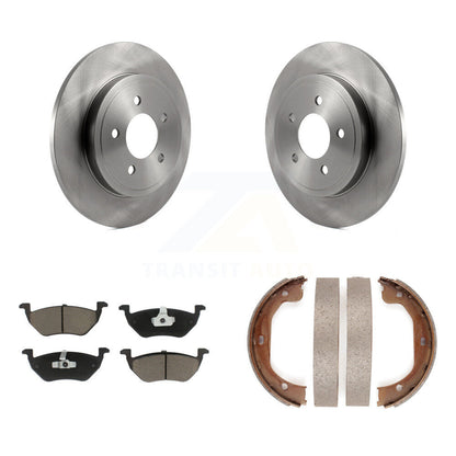 Kit de plaquettes en céramique et de chaussures de stationnement, Rotors à disque arrière, pour Ford Escape Mazda Tribute
