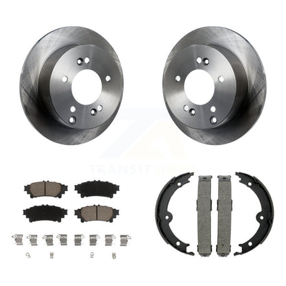 Kit de plaquettes en céramique et de patins de frein de stationnement, Rotors à disque arrière, pour Lexus IS250