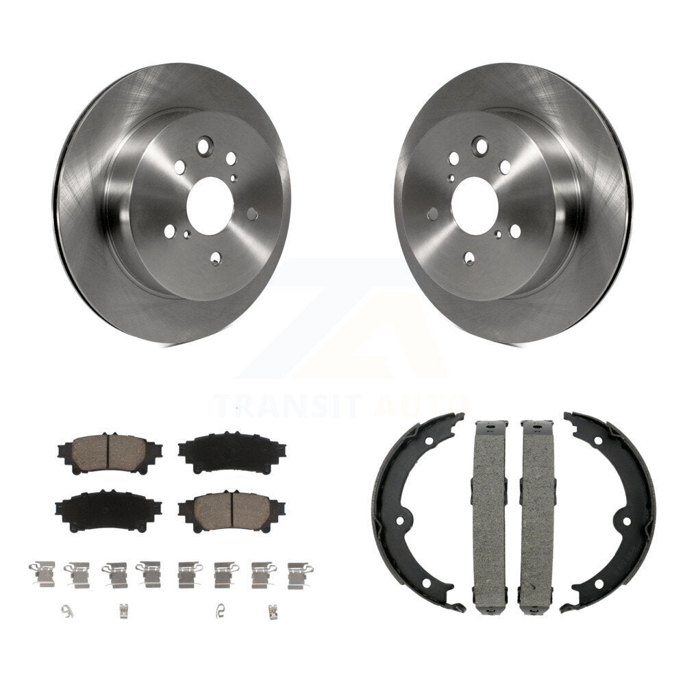 Kit de plaquettes en céramique et de freins de stationnement, Rotors à disque arrière, pour Lexus IS350 IS250