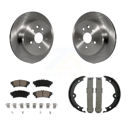 Kit de plaquettes en céramique et de freins de stationnement, Rotors à disque arrière, pour Lexus IS350 IS250