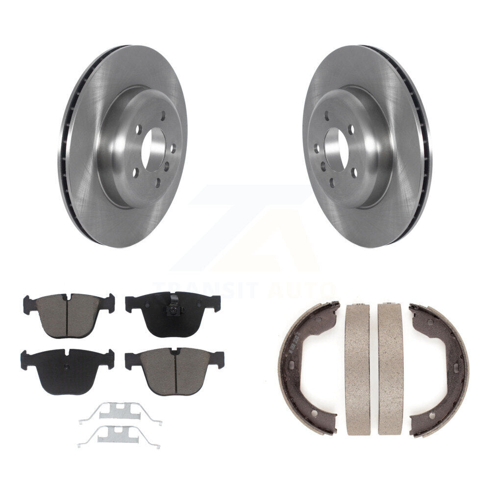 Kit de plaquettes en céramique et de chaussures de stationnement pour disques arrière, pour BMW 535i GT xDrive 740Li