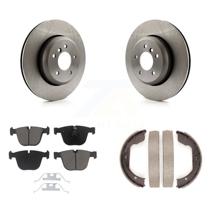 Kit de plaquettes en céramique et de chaussures de stationnement pour Rotors à disque arrière, pour BMW 650i 645Ci 550i 545