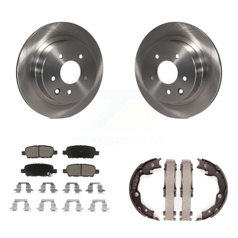 Kit de chaussures de frein de stationnement, Rotors à disque arrière, plaquettes en céramique, pour Nissan Rogue LEAF Juk