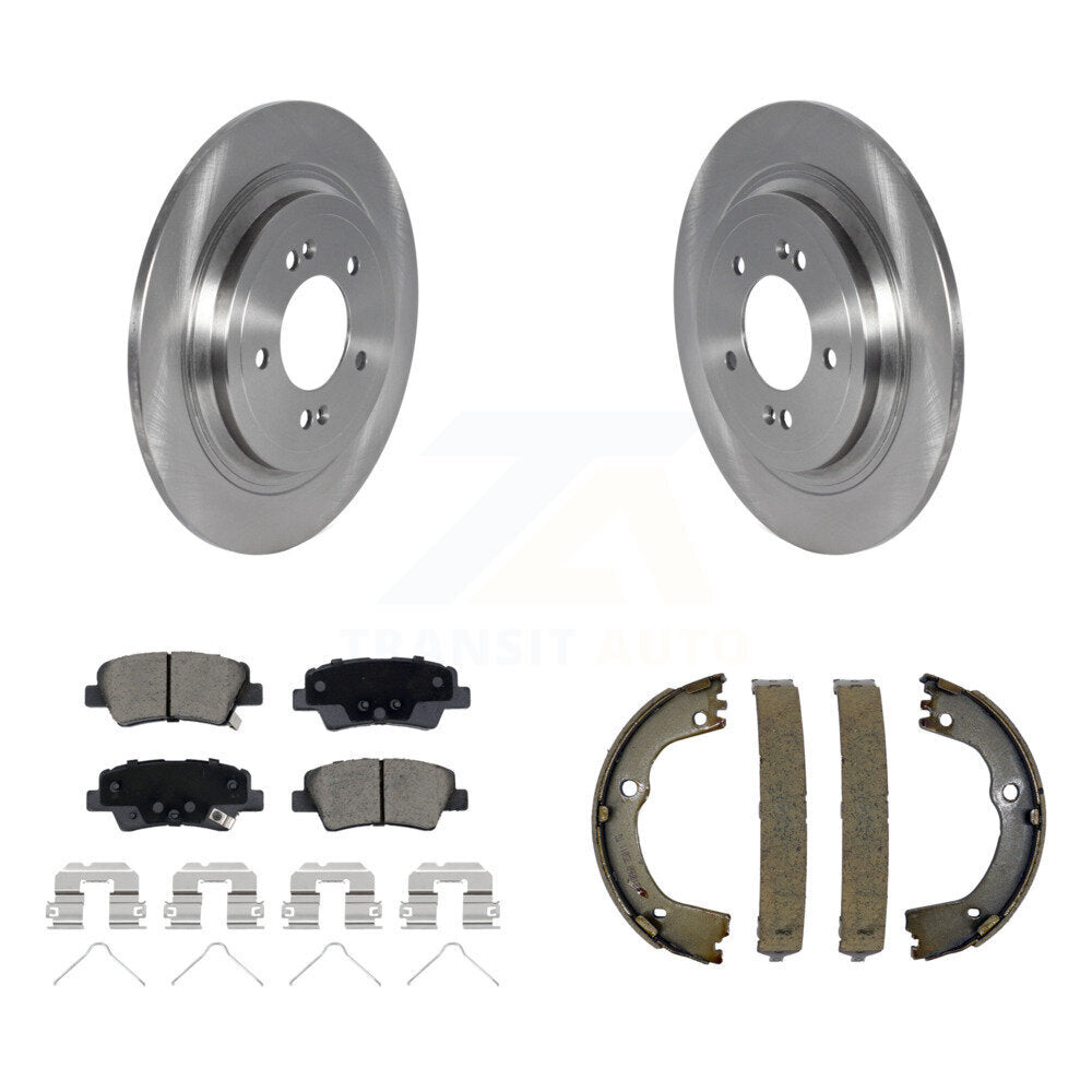 Kit de chaussures de stationnement avec plaquettes en céramique, Rotors à disque arrière, pour Kia Sportage Hyundai Tucson