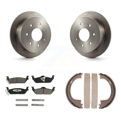 Kit de plaquettes en céramique et de patins de frein de stationnement, Rotors à disque arrière, pour Ford F-150