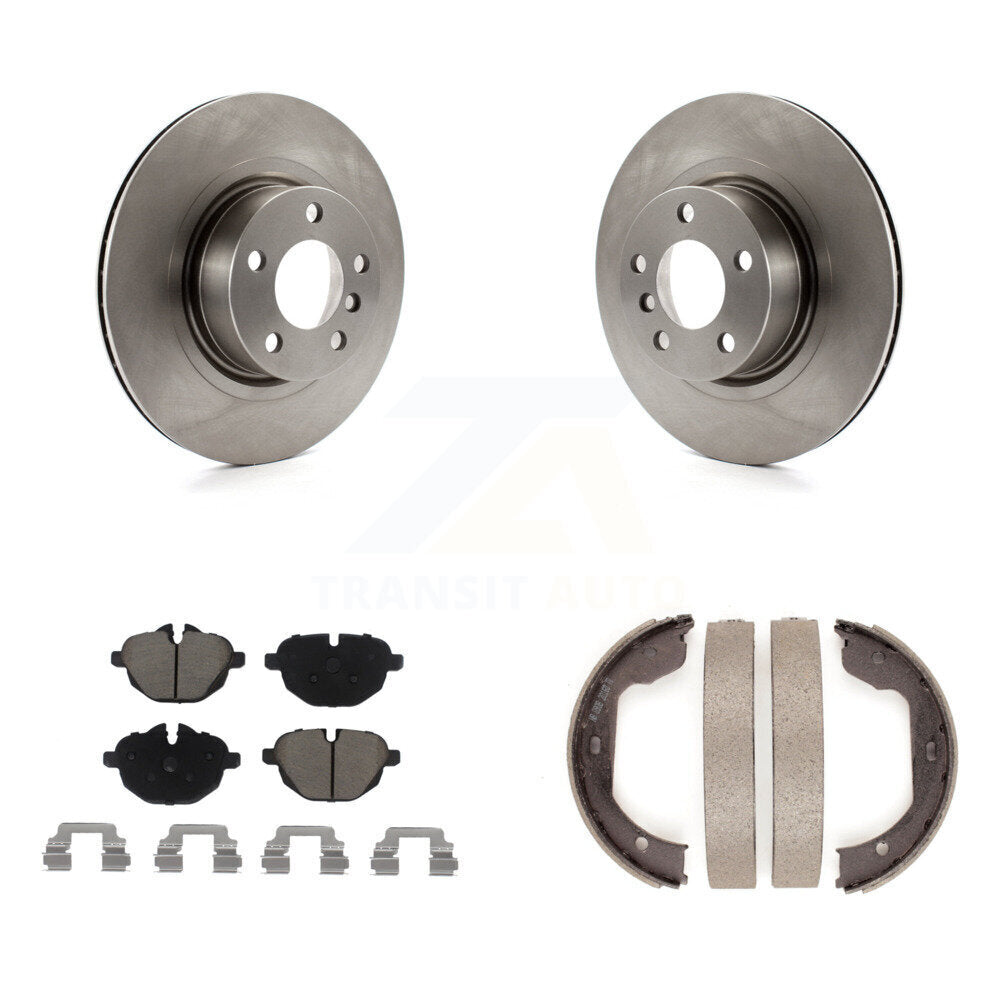 Kit de chaussures de frein de stationnement avec plaquettes en céramique, Rotors à disque arrière, pour BMW X3 xDrive28i 2011