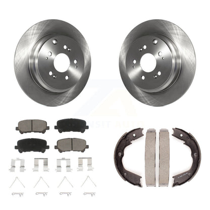 Kit de plaquettes en céramique et de chaussures de stationnement, Rotors à disque arrière, pour Honda Pilot Acura MDX ZDX