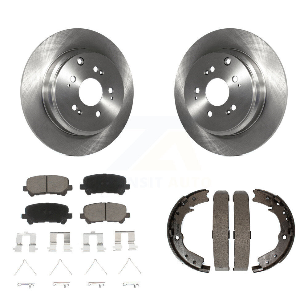 Kit de plaquettes en céramique et de chaussures de stationnement pour disques arrière, Rotors, pour Honda Odyssey 2011 – 2017