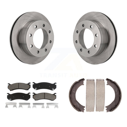 Kit de chaussures de stationnement avec plaquettes en céramique, Rotors à disque arrière, pour Chevrolet GMC Silverado 250