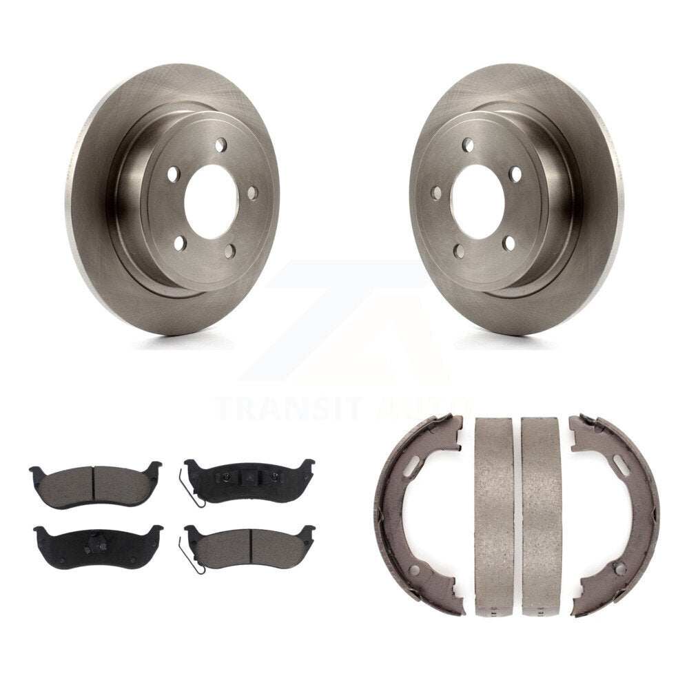 Kit de chaussures de stationnement avec plaquettes en céramique, Rotors à disque arrière, pour Chrysler Pacifica 2004 – 2008