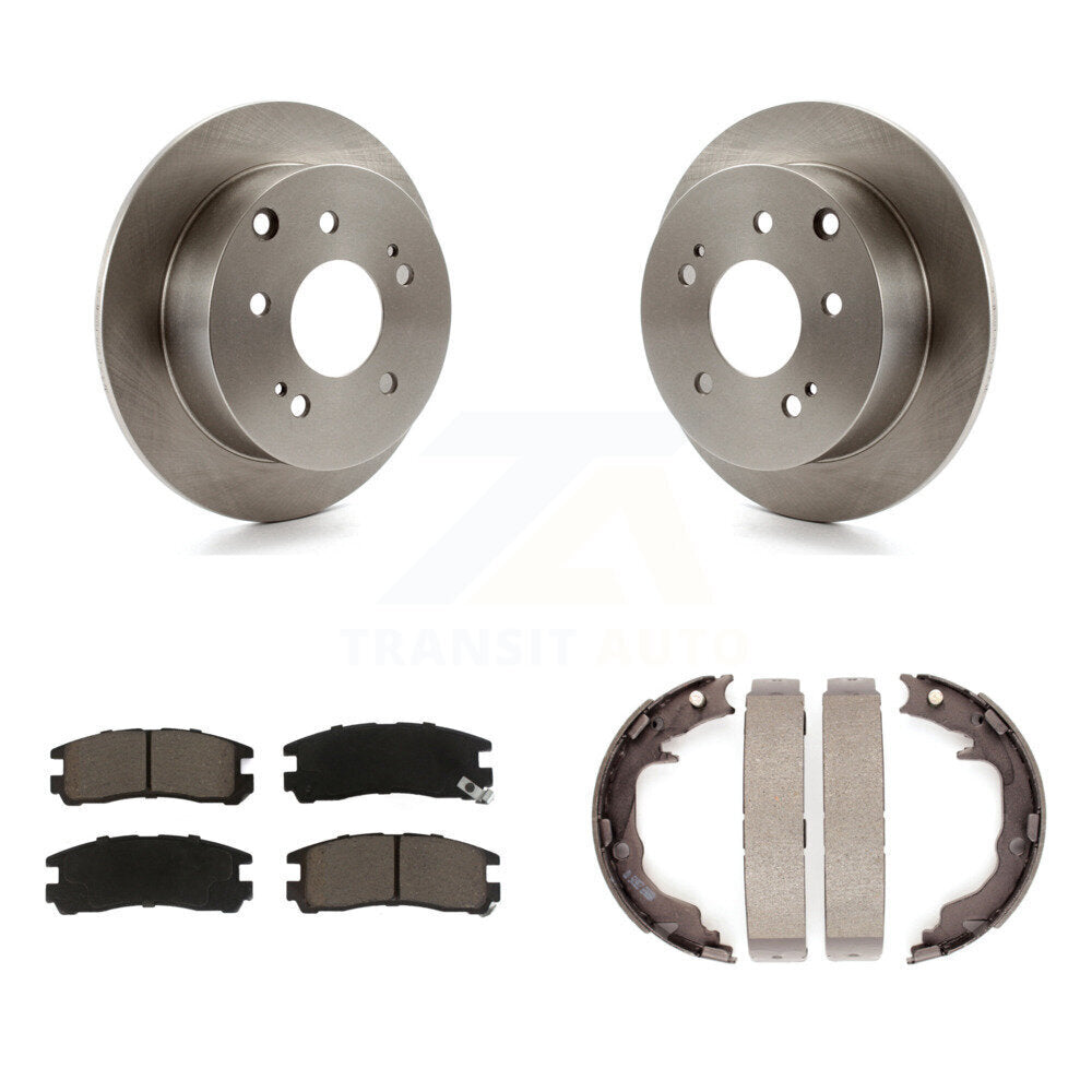 Kit de plaquettes en céramique et de chaussures de stationnement pour Rotors de disque arrière, pour Mitsubishi Eclipse Galant