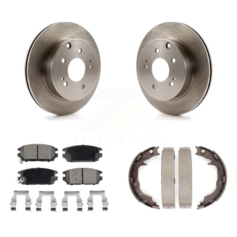 Kit de plaquettes en céramique et de chaussures de stationnement pour Rotors de disque arrière, pour Mitsubishi Eclipse Galant