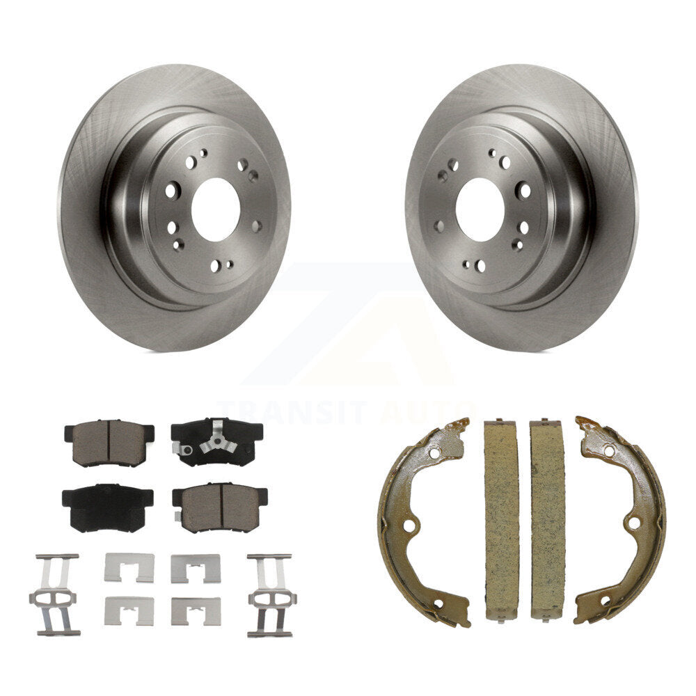 Kit de chaussures de frein de stationnement, Rotors à disque arrière, plaquettes en céramique, pour Honda Accord Crosstou