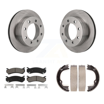 Kit de chaussures de stationnement avec plaquettes en céramique, Rotors à disque arrière, pour GMC Chevrolet Silverado 250