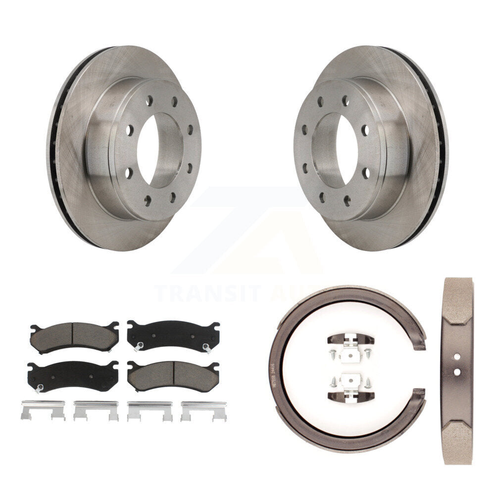 Kit de chaussures de stationnement avec plaquettes en céramique, Rotors à disque arrière, pour GMC Chevrolet Silverado 150