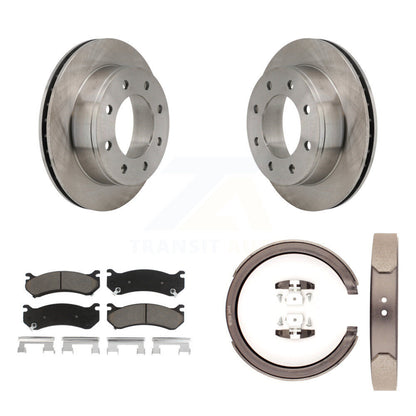 Kit de chaussures de stationnement avec plaquettes en céramique, Rotors à disque arrière, pour GMC Chevrolet Silverado 150