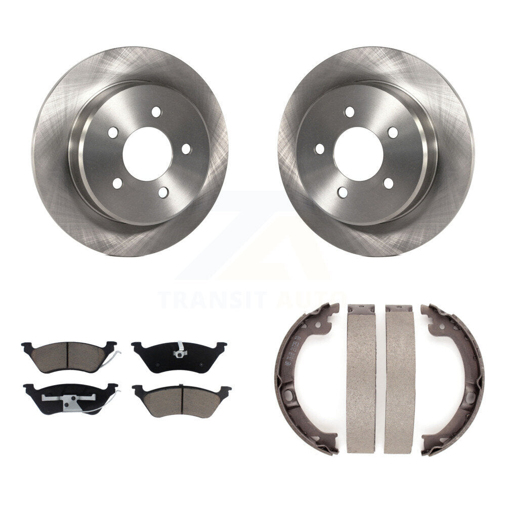 Kit de chaussures de stationnement avec plaquettes en céramique, Rotors à disque arrière, pour Dodge Grand Caravan Chrysler