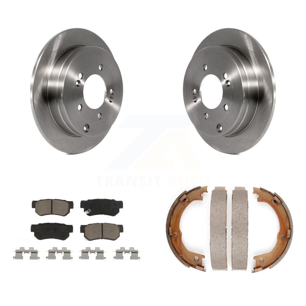 Kit de plaquettes en céramique et de chaussures de stationnement pour disques arrière, Rotors, pour Hyundai Azera 2006 – 2009