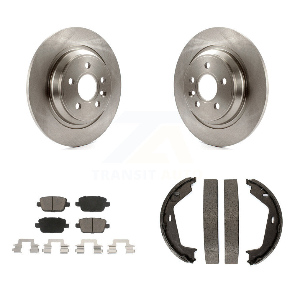 Kit de plaquettes en céramique et de chaussures de stationnement pour disques arrière, pour Volvo S80 FWD 2008 – 2009