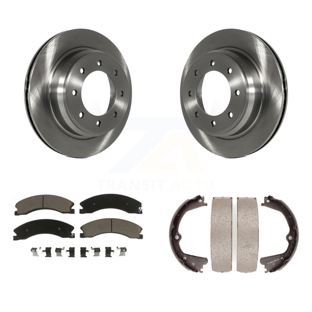Kit de chaussures de stationnement avec plaquettes en céramique, Rotors à disque arrière, pour Nissan NV2500 NV3500 NV1500