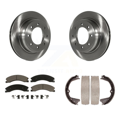 Kit de chaussures de stationnement avec plaquettes en céramique, Rotors à disque arrière, pour Nissan NV2500 NV3500 NV1500