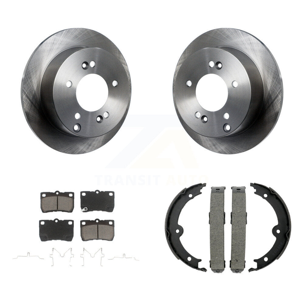 Kit de plaquettes en céramique et de patins de frein de stationnement, Rotors à disque arrière, pour Lexus IS250