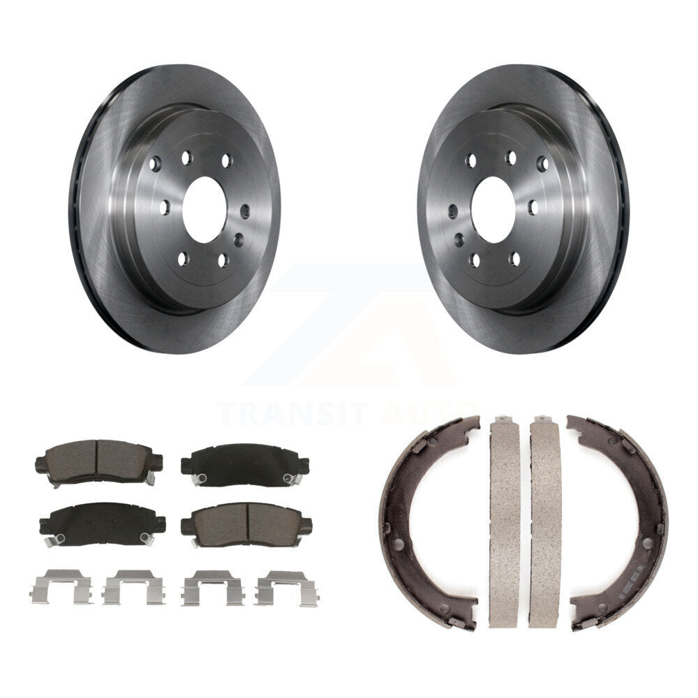 Kit de plaquettes en céramique et de chaussures de stationnement pour Rotors à disque arrière, pour GMC Acadia Buick Enclav