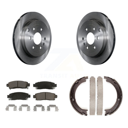 Kit de plaquettes en céramique et de chaussures de stationnement pour Rotors à disque arrière, pour GMC Acadia Buick Enclav