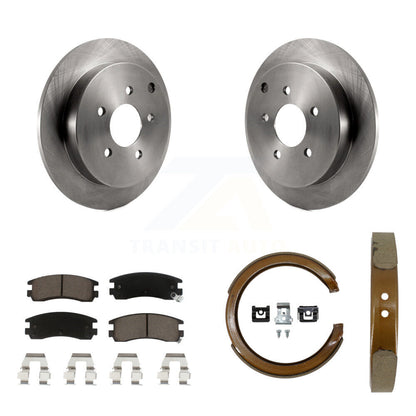 Kit de plaquettes en céramique et de chaussures de stationnement pour Rotors à disque arrière, pour Buick rendez-vous Pontia