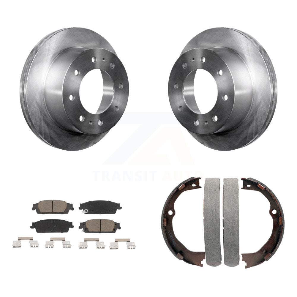 Kit de plaquettes en céramique et de freins de stationnement, Rotors à disque arrière, pour Chevrolet Suburba