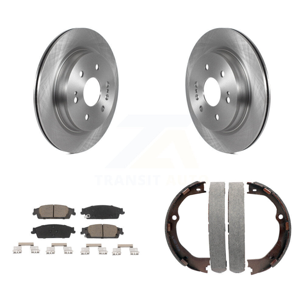Kit de chaussures de stationnement avec plaquettes en céramique, Rotors à disque arrière, pour Chevrolet Silverado 1500 LD