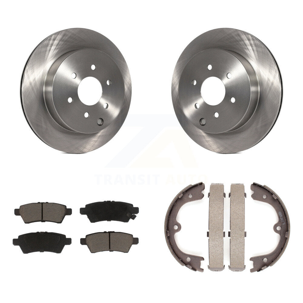 Kit de chaussures de stationnement avec plaquettes en céramique, Rotors à disque arrière, pour Nissan Pathfinder 2005 – 2012