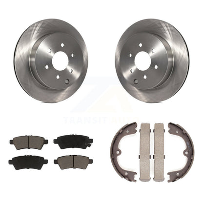 Kit de chaussures de stationnement avec plaquettes en céramique, Rotors à disque arrière, pour Nissan Pathfinder 2005 – 2012