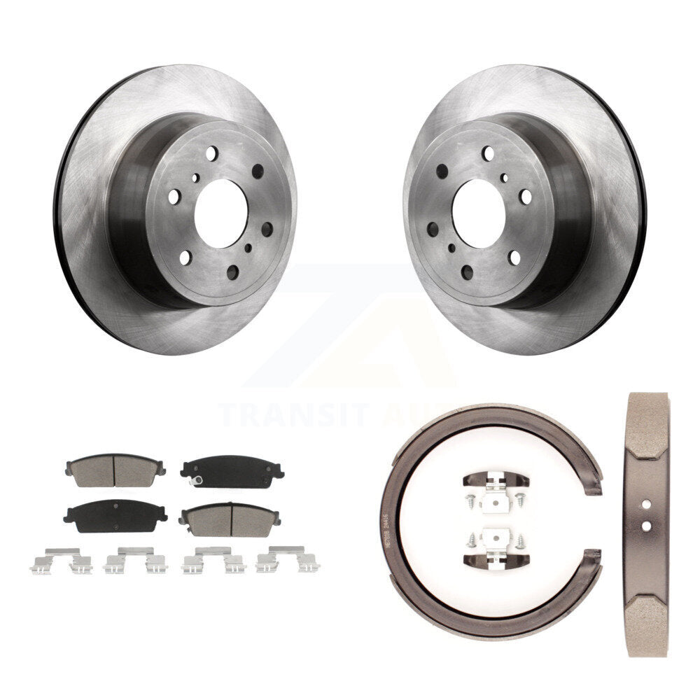 Kit de chaussures de stationnement avec plaquettes en céramique, Rotors à disque arrière, pour Chevrolet GMC Sierra 1500 X
