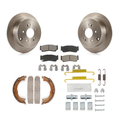 Kit de chaussures de stationnement et de matériel de stationnement, Rotors à disque arrière, plaquettes en céramique, pour Hyundai Santa Fe