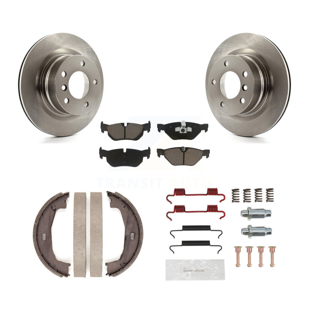 Kit de quincaillerie pour chaussures de stationnement, Rotors à disque arrière, tampons en céramique, pour BMW 128i 2008 – 2013