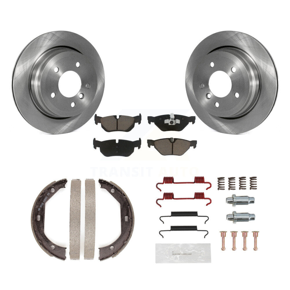 Kit de chaussures de stationnement et de matériel de stationnement, Rotors à disque arrière, tampons en céramique, pour BMW 328i xDriv