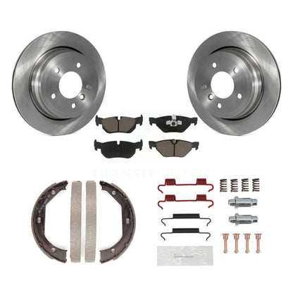 Kit de chaussures de stationnement et de matériel de stationnement, Rotors à disque arrière, tampons en céramique, pour BMW 328i xDriv