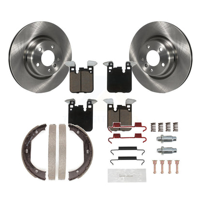 Kit de chaussures de stationnement et de matériel de stationnement, Rotors à disque arrière, tampons en céramique, pour BMW 320i xDriv