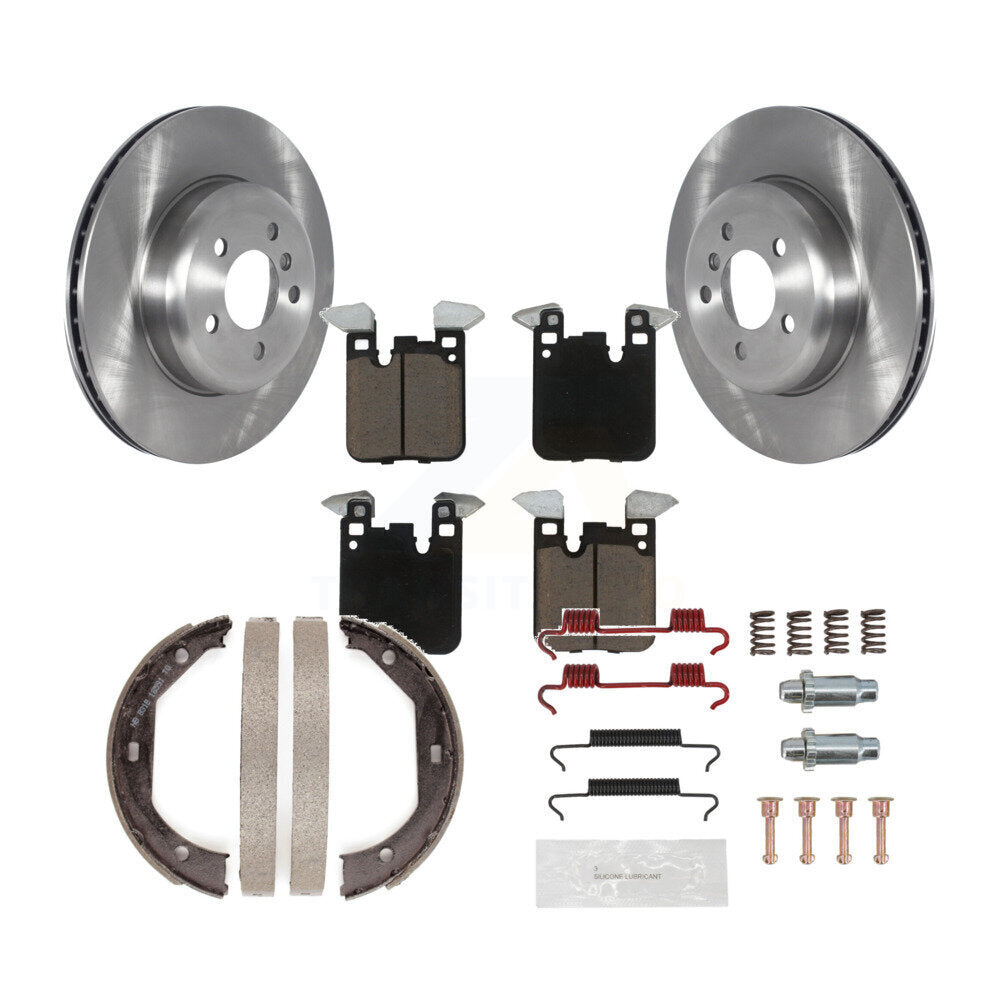 Kit de chaussures de stationnement et de matériel de stationnement, Rotors à disque arrière, tampons en céramique, pour BMW 428i xDriv