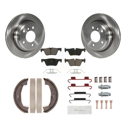 Kit de chaussures de stationnement et de matériel de stationnement, Rotors à disque arrière, tampons en céramique, pour BMW 320i xDriv